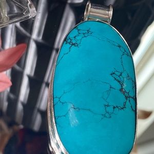 Silver Turquoise Pendant